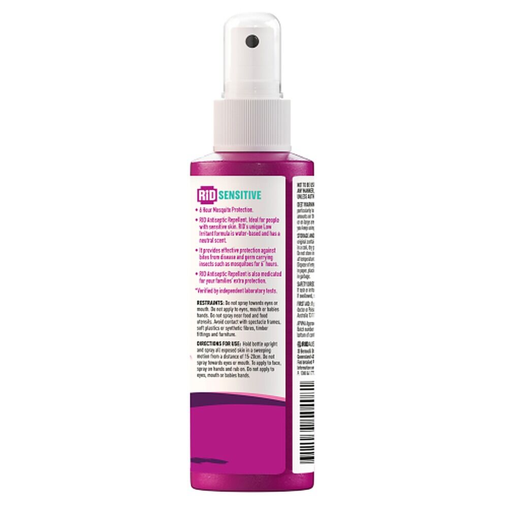 RID Sensitive Antiseptic Bite Protection Spray 100mL
