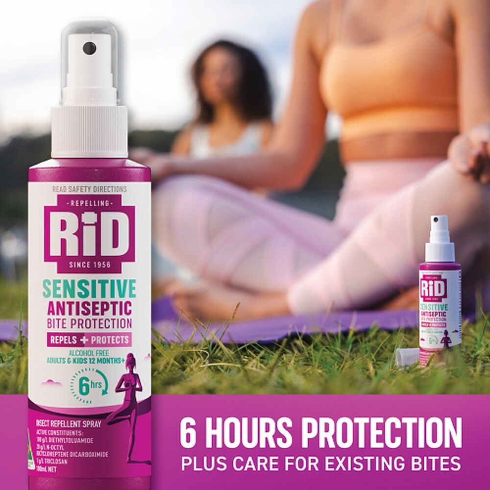 RID Sensitive Antiseptic Bite Protection Spray 100mL