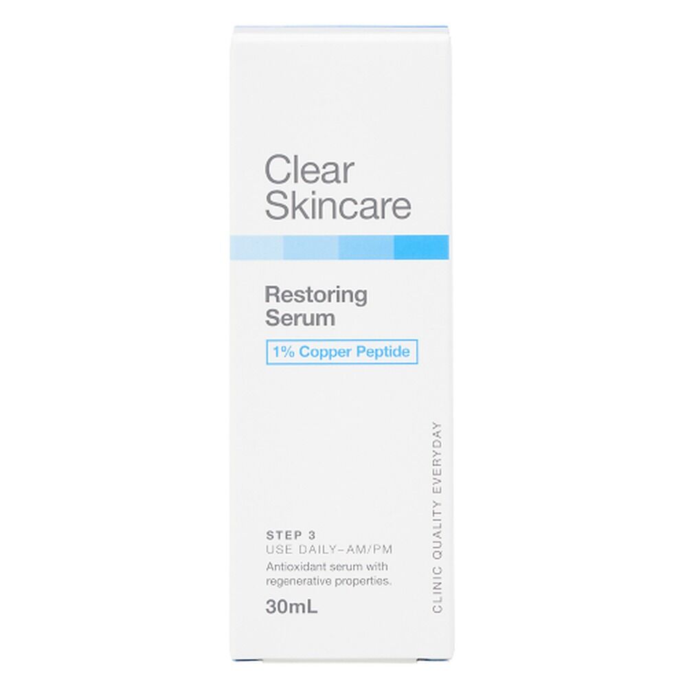 Clear Skincare Restoring Serum with 1% Copper Peptide 30mL