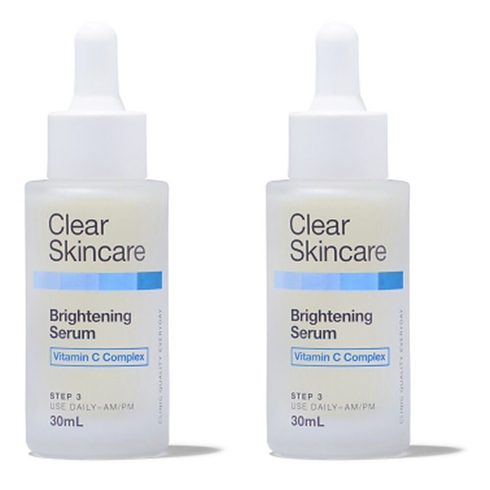 Clear Skincare Brightening Serum with Vitamin C Complex 30mL Pack of 2