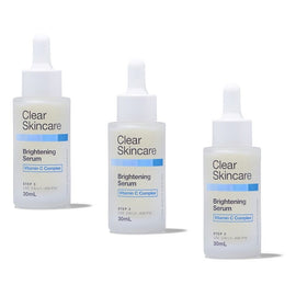 Clear Skincare Brightening Serum with Vitamin C Complex 30mL Pack of 3