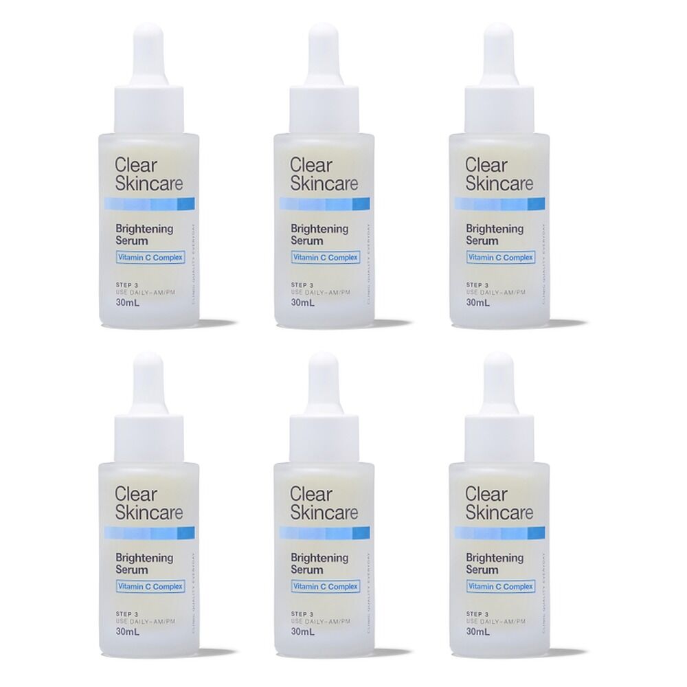 Clear Skincare Brightening Serum with Vitamin C Complex 30mL Pack of 6