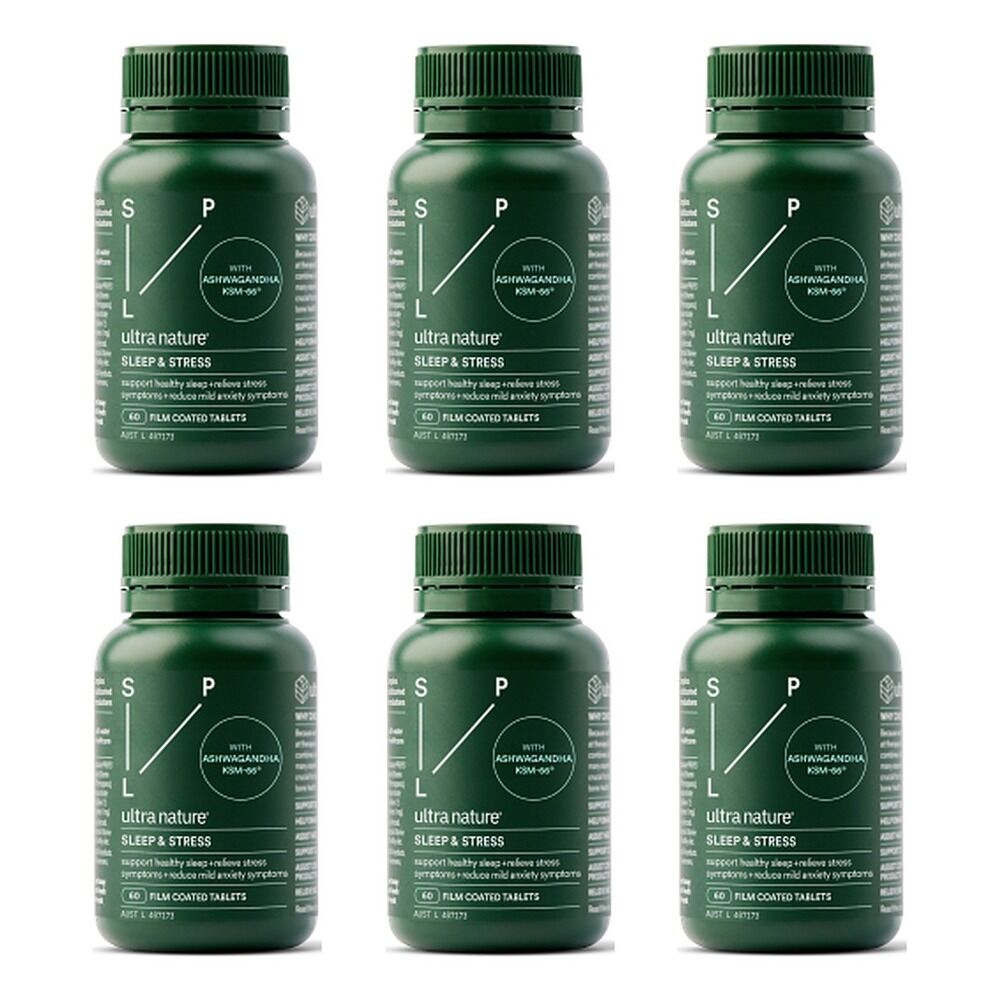 Ultra Nature Sleep & Stress 60 Tablets Pack of 6