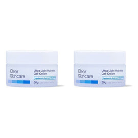 Clear Skincare Ultra Light Hydrating Gel-Cream with Vitamin B3 50g Pack of 2