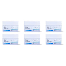 Clear Skincare Ultra Light Hydrating Gel-Cream with Vitamin B3 50g Pack of 6
