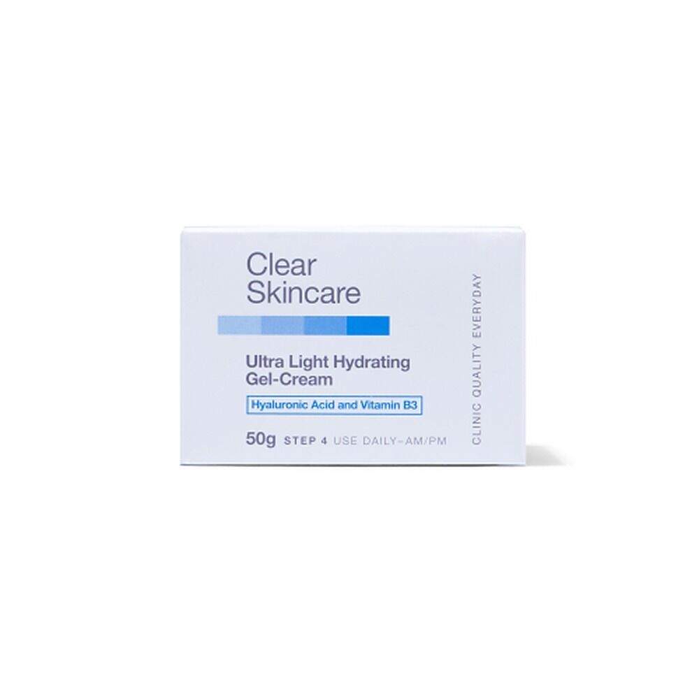 Clear Skincare Ultra Light Hydrating Gel-Cream with Vitamin B3 50g