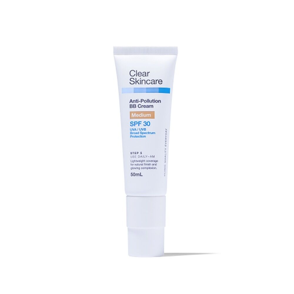 Clear Skincare Anti-Pollution BB Cream SPF30 Medium 50mL