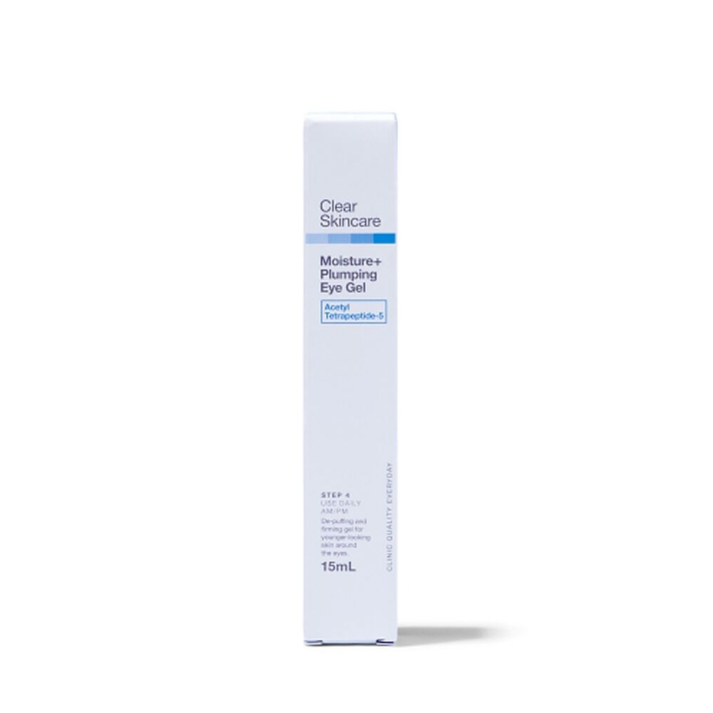 Clear Skincare Moisture+ Plumping Eye Gel with Acetyl Tetrapeptide-5 15mL