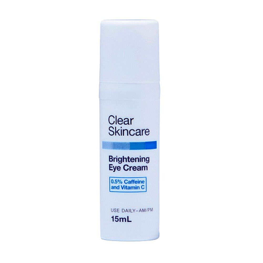 Clear Skincare Brightening Eye Cream with 0.5% Caffeine and Vitamin C 15mL
