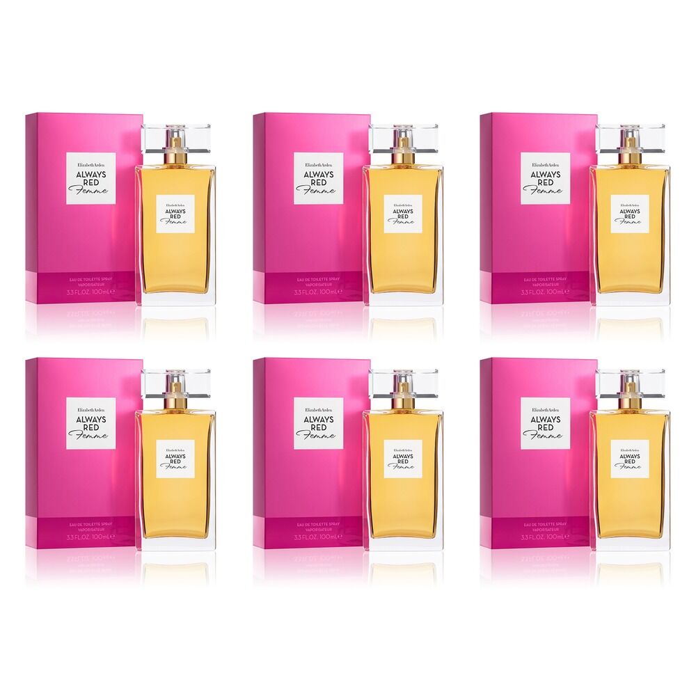 Elizabeth Arden Always Red Femme EDT 100mL Pack of 6