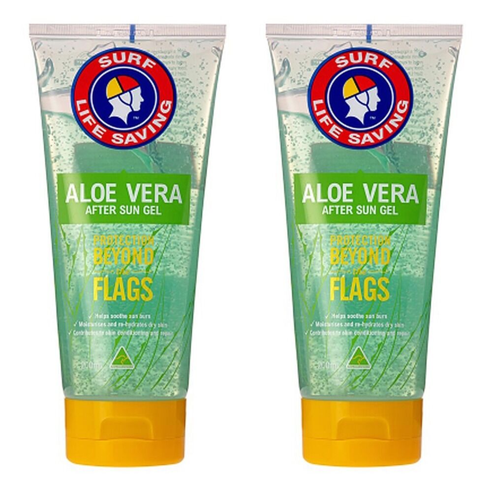 Surf Life Saving Australia Aloe Vera Aftersun Gel 200mL Pack of 2
