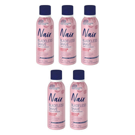 Nair Bladeless Shave Rosewater 142g Pack of 5