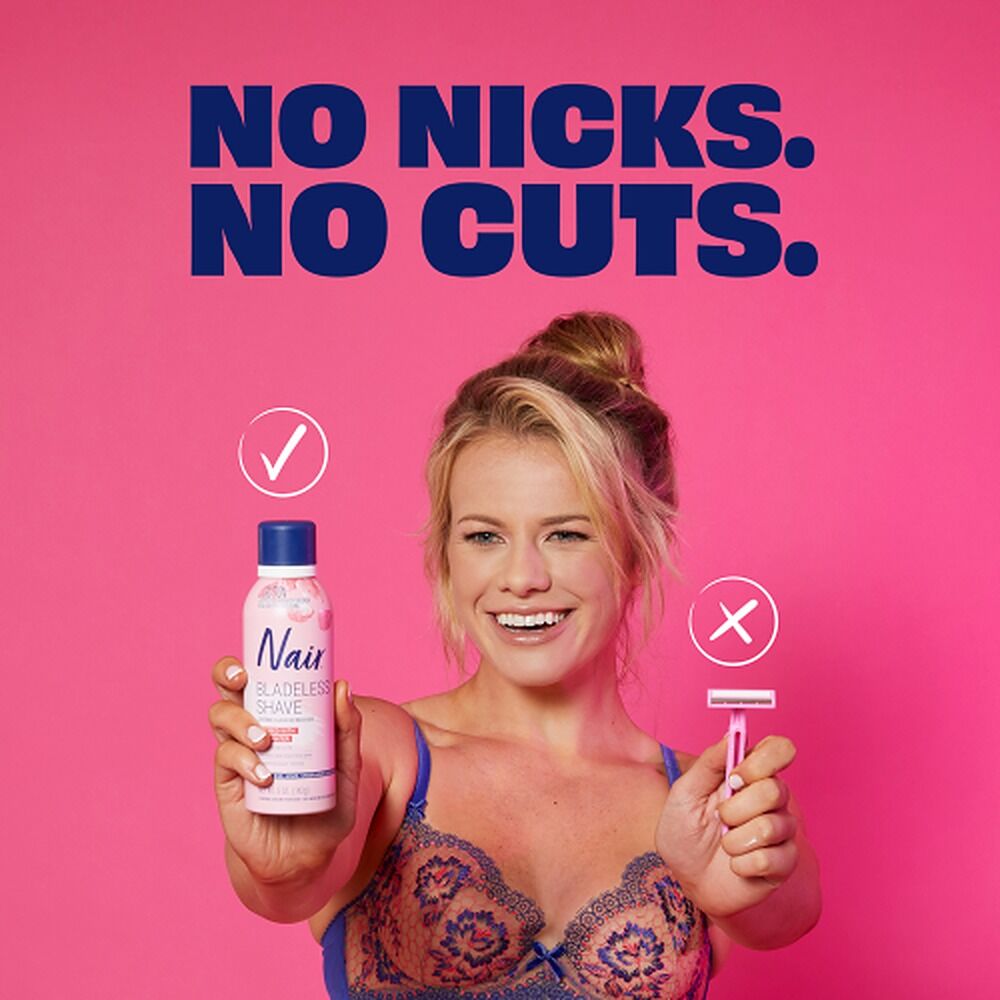 Nair Bladeless Shave Rosewater 142g