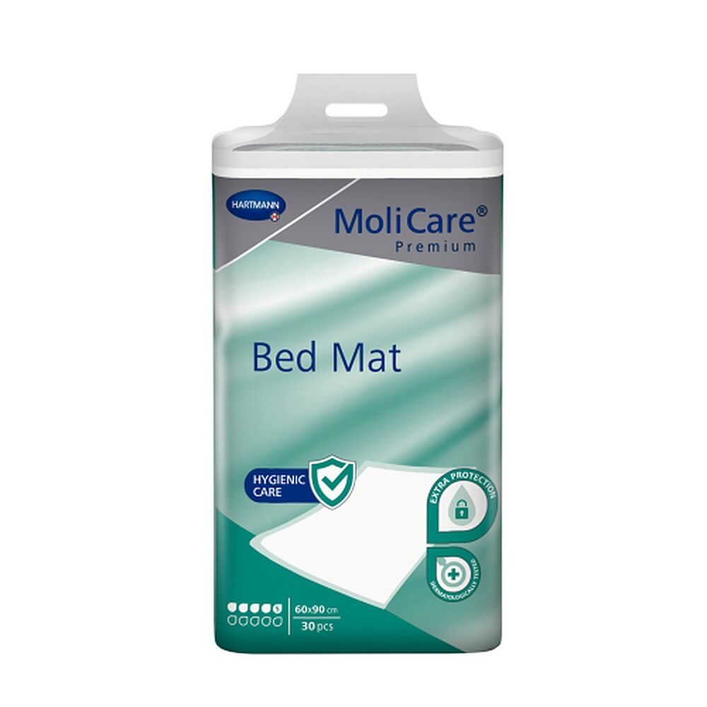 MoliCare Premium Bed Mat 5 Drops 60 x 90cm 30 Pack x 4