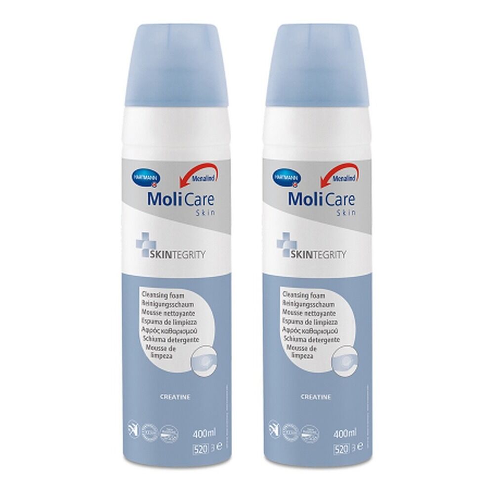MoliCare Skin Cleansing Foam 400mL Pack of 2