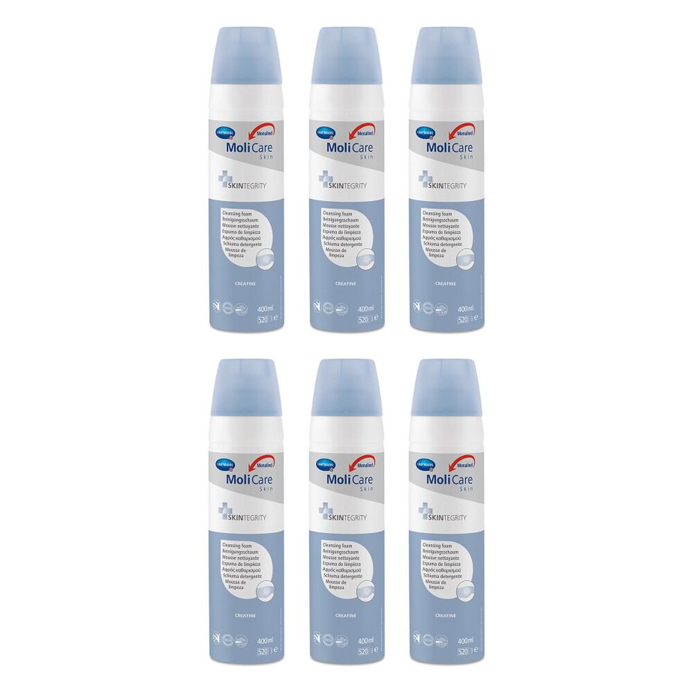 MoliCare Skin Cleansing Foam 400mL Pack of 6