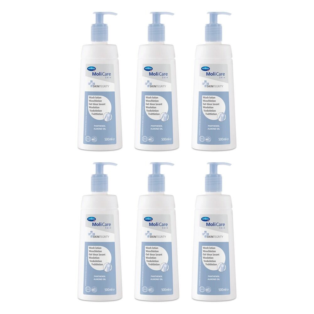 MoliCare Skin Wash Lotion 500mL Pack of 6