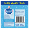Curash Simply Water Baby Wipes 6 x 80 Pack