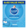 Curash Simply Water Baby Wipes 6 x 80 Pack
