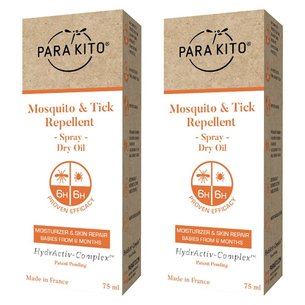 Para'Kito Family Mosquito Repellent Spray 75mL Pack of 2