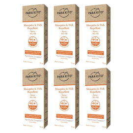 Para'Kito Family Mosquito Repellent Spray 75mL Pack of 6
