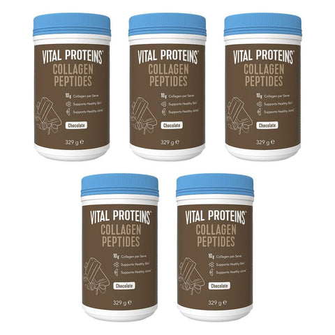 Vital Proteins Chocolate Collagen Peptides Powder 329g Pack of 5