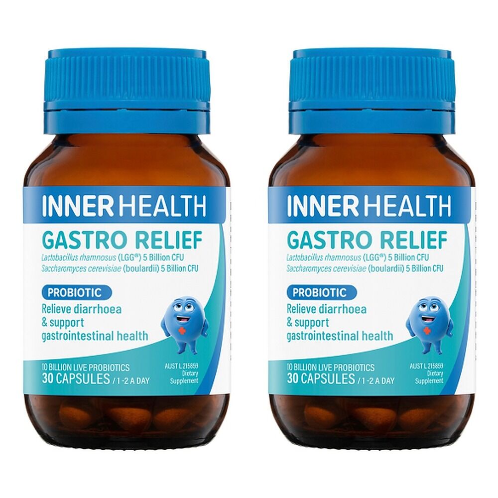 Inner Health Gastro Relief Probiotic 30 Capsules Pack of 2