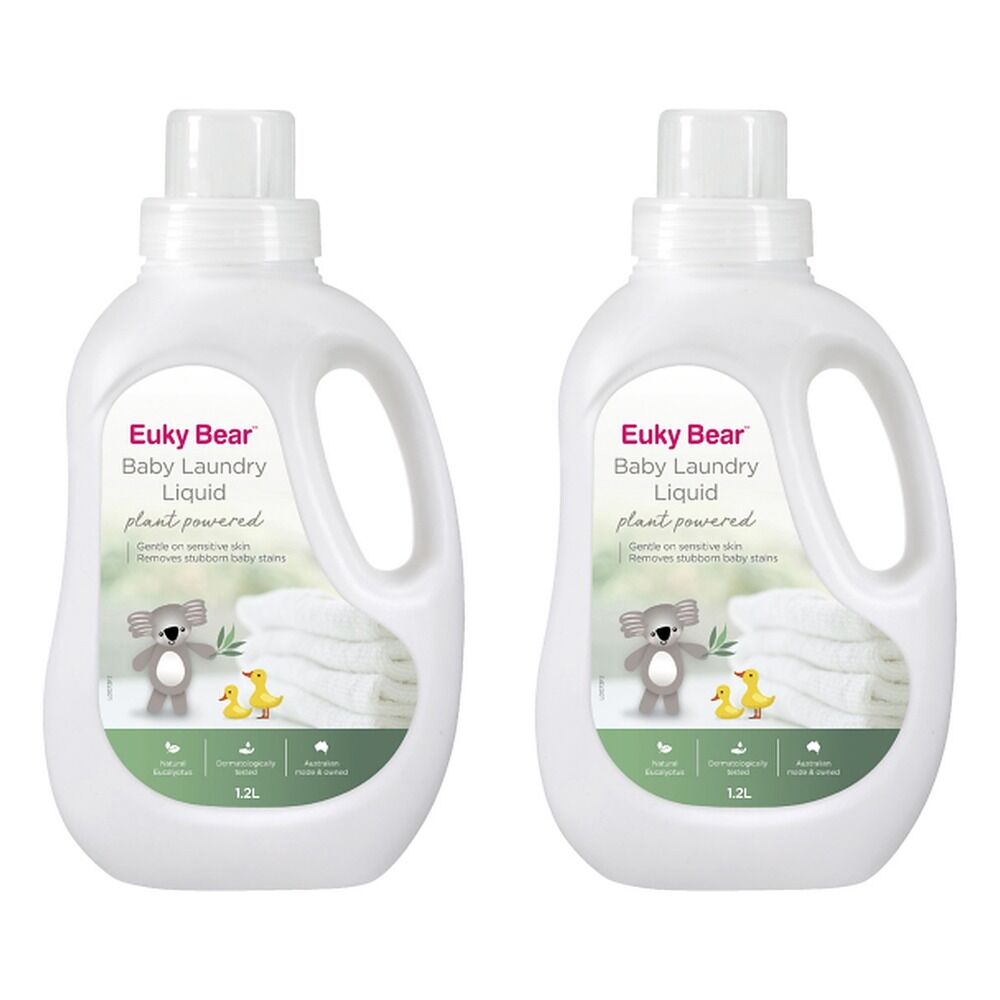 Euky Bear Baby Laundry Liquid 1.2L Pack of 2