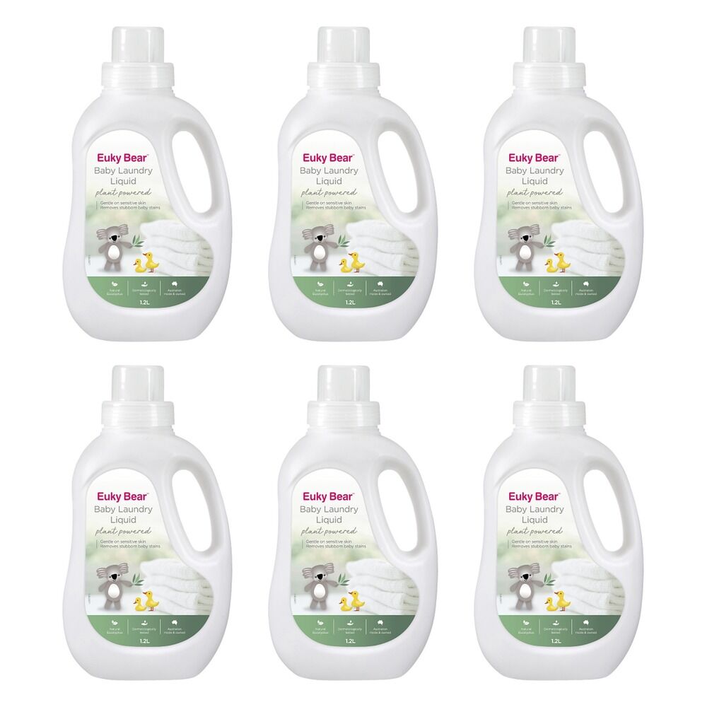 Euky Bear Baby Laundry Liquid 1.2L Pack of 6
