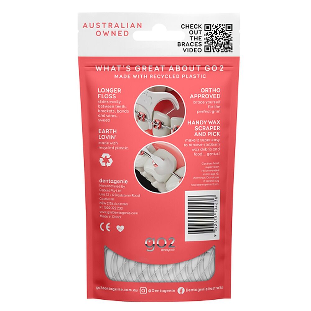 Dentagenie Braces Flossers 36 Pack