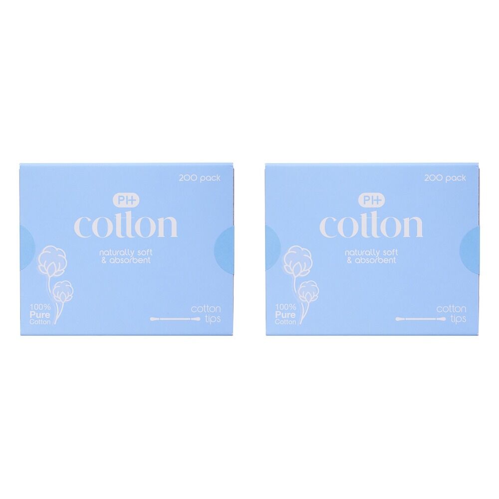 Pharmacy Health Cotton Tips 400 Pack x 6 Bundle of 2