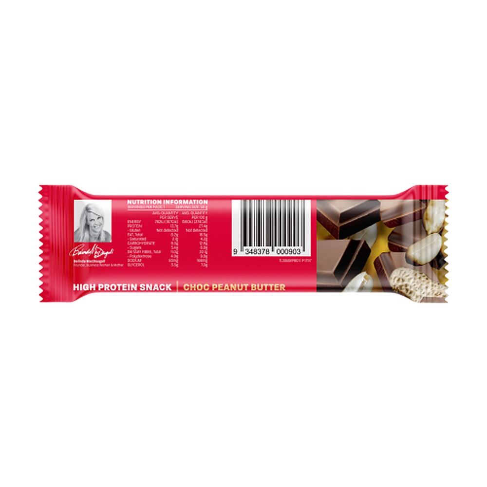 The Man Shake Lady Bar High Protein Choc Peanut Butter 50g x 10