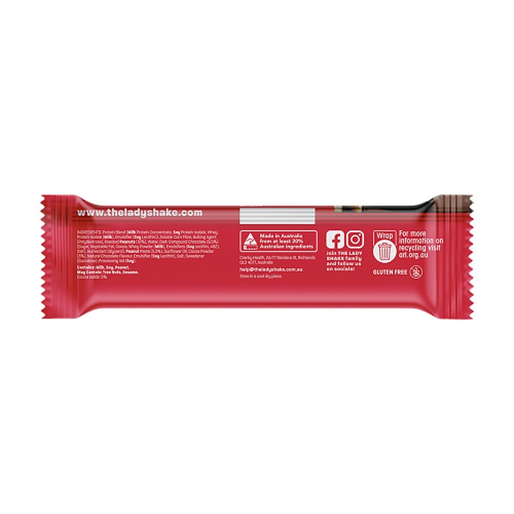 The Man Shake Lady Bar High Protein Choc Peanut Butter 50g x 10
