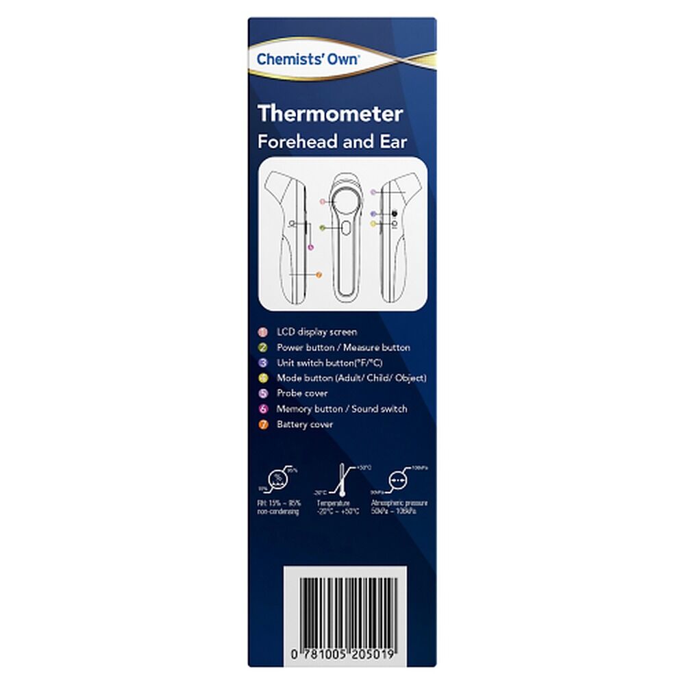 Chemists' Own Digital Infrared Forehead & Ear Thermometer