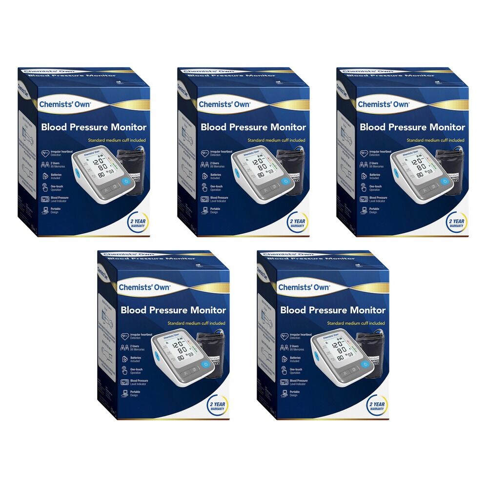 Chemists' Own Blood Pressure Monitor Pack of 5