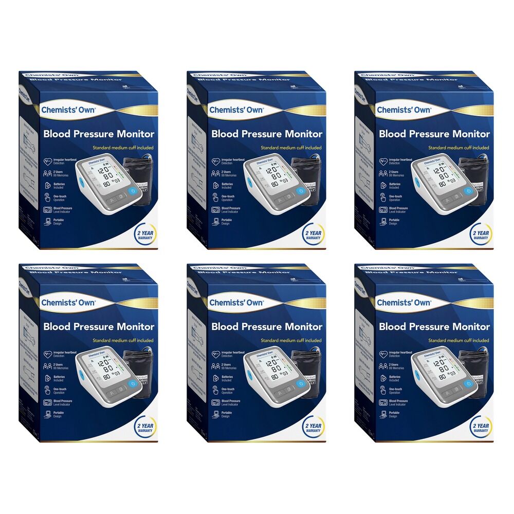 Chemists' Own Blood Pressure Monitor Pack of 6