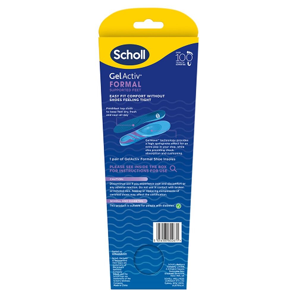 Scholl GelActiv Insole Formal Large