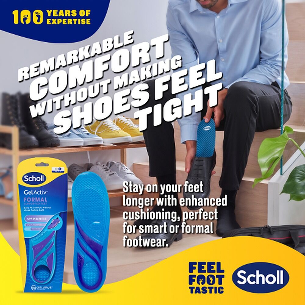 Scholl GelActiv Insole Formal Large