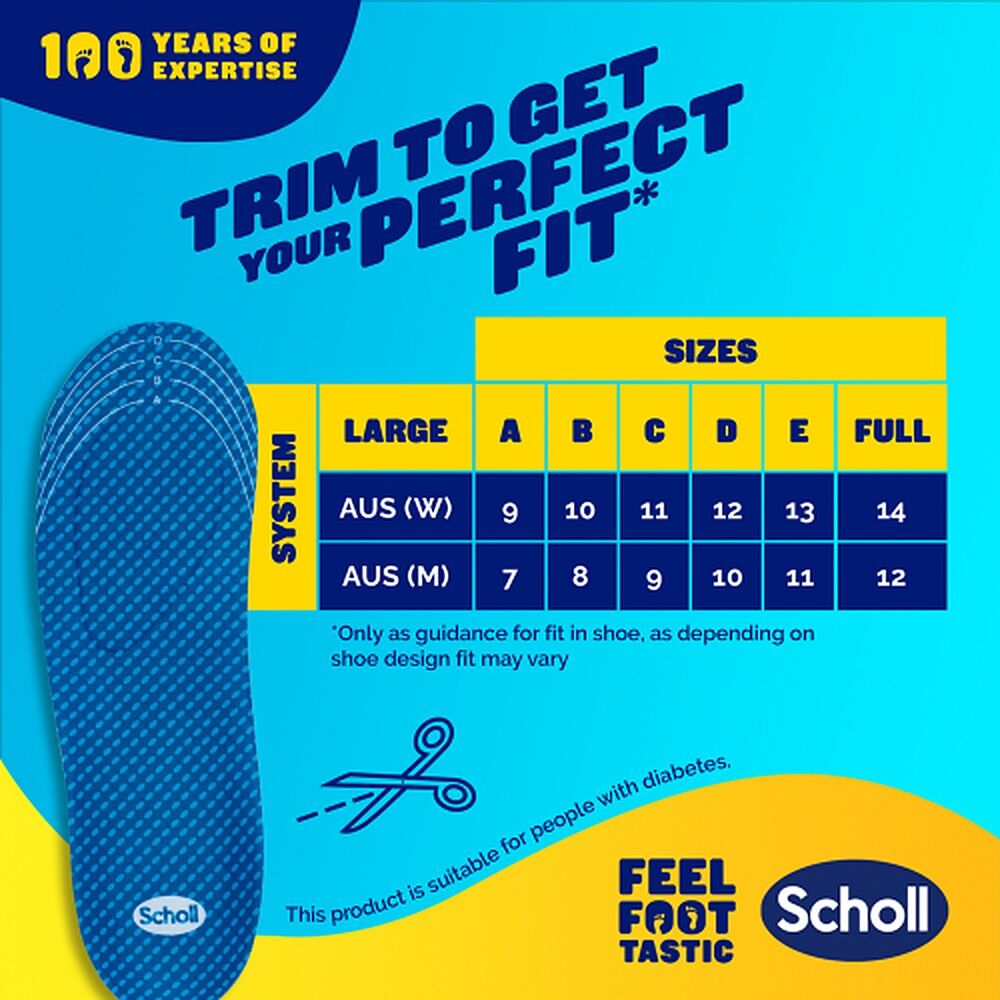 Scholl GelActiv Insole Formal Large