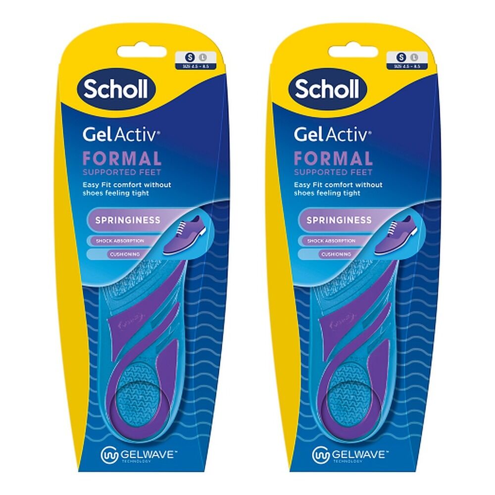 Scholl GelActiv Insole Formal Small Pack of 2