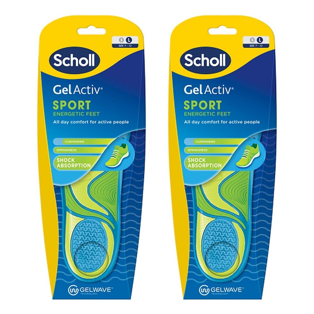 Scholl GelActiv Insole Sport Large Pack of 2