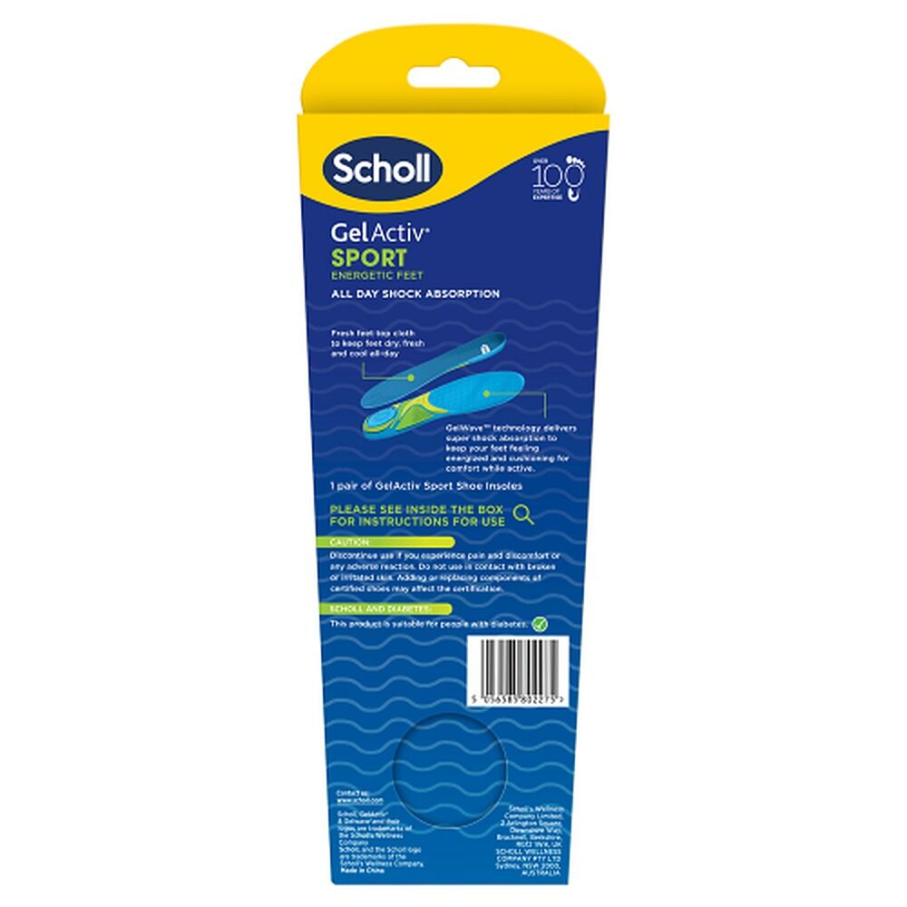 Scholl GelActiv Insole Sport Large