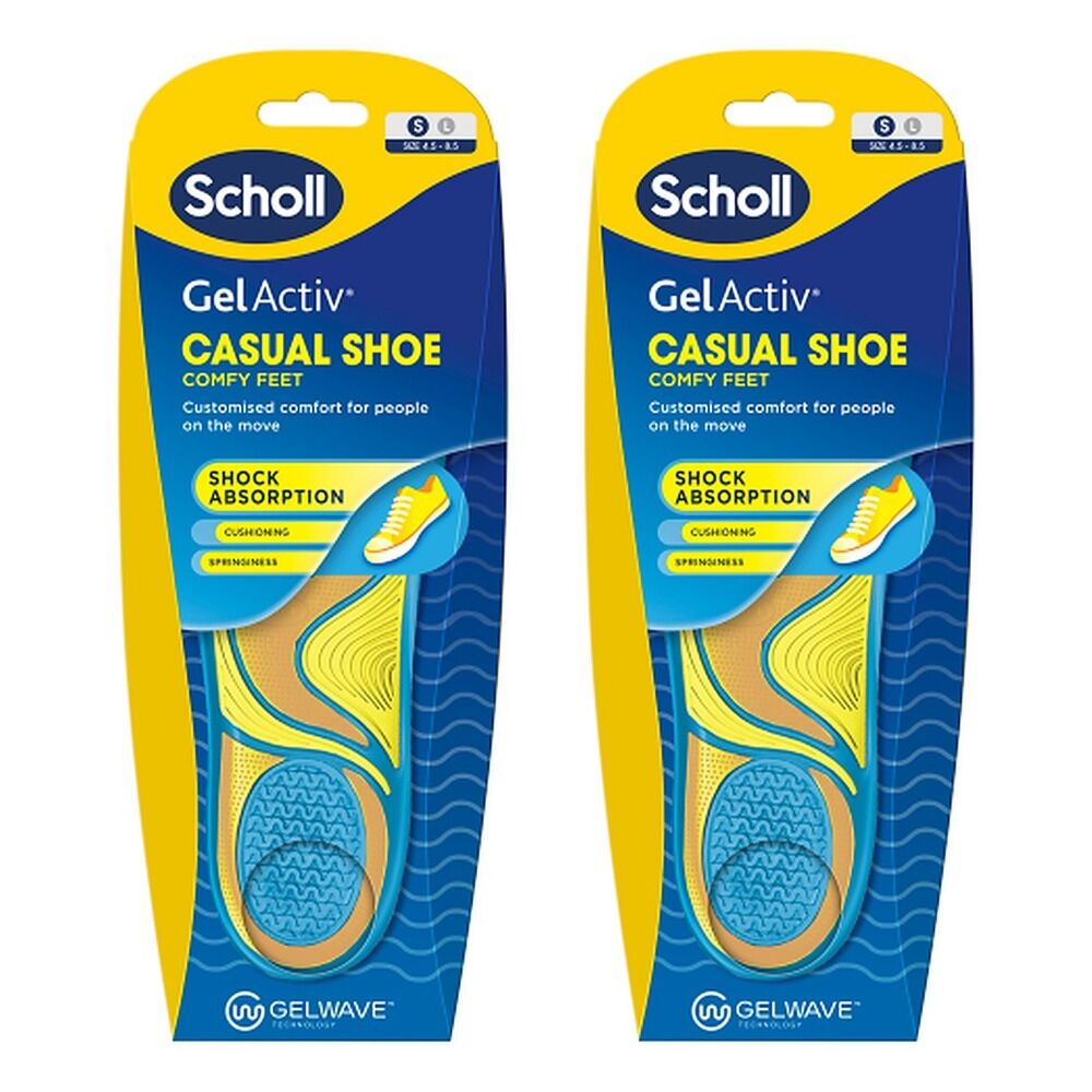 Scholl GelActiv Insole Casual Small Pack of 2