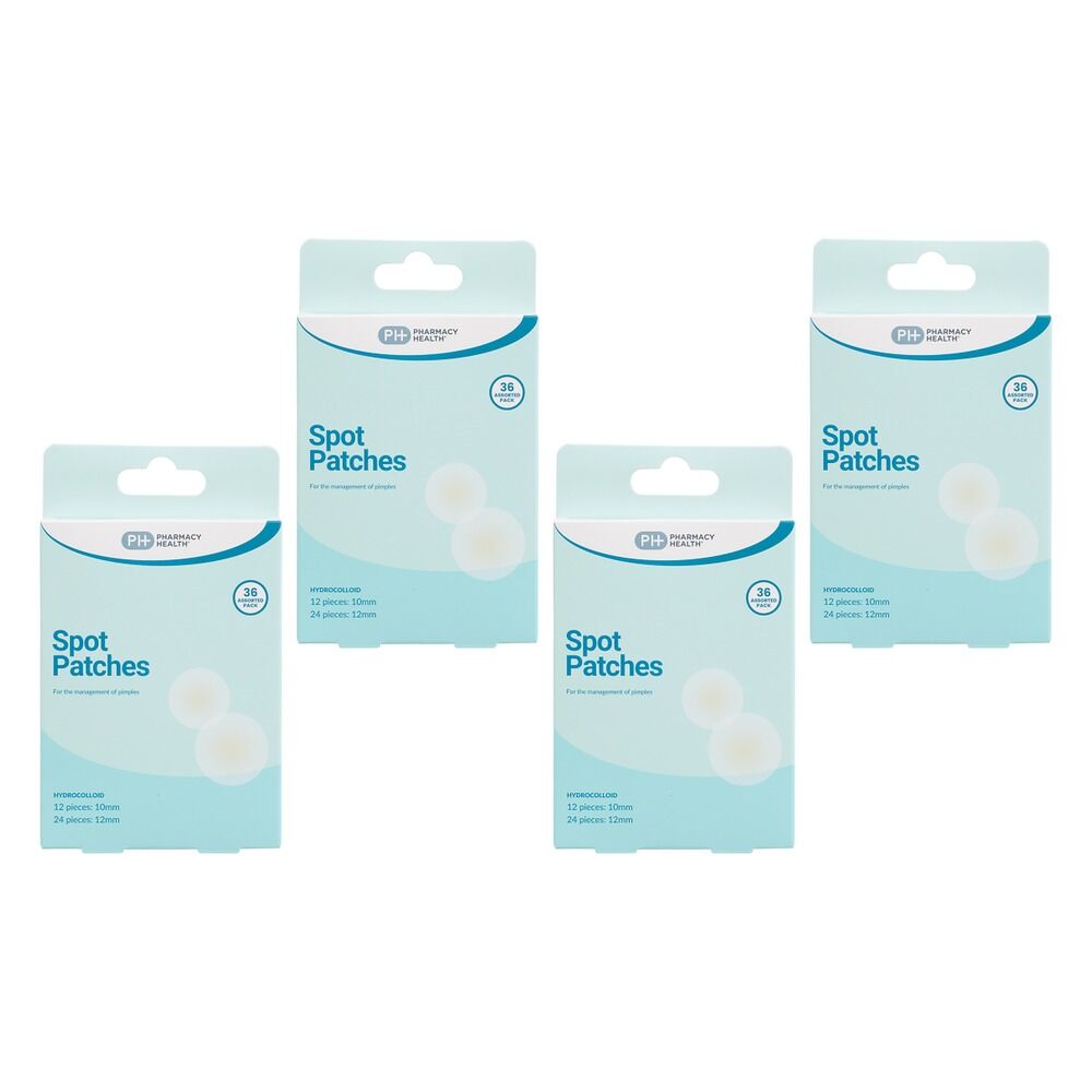 Pharmacy Health Spot Patches 36 Pack Bundle of 4