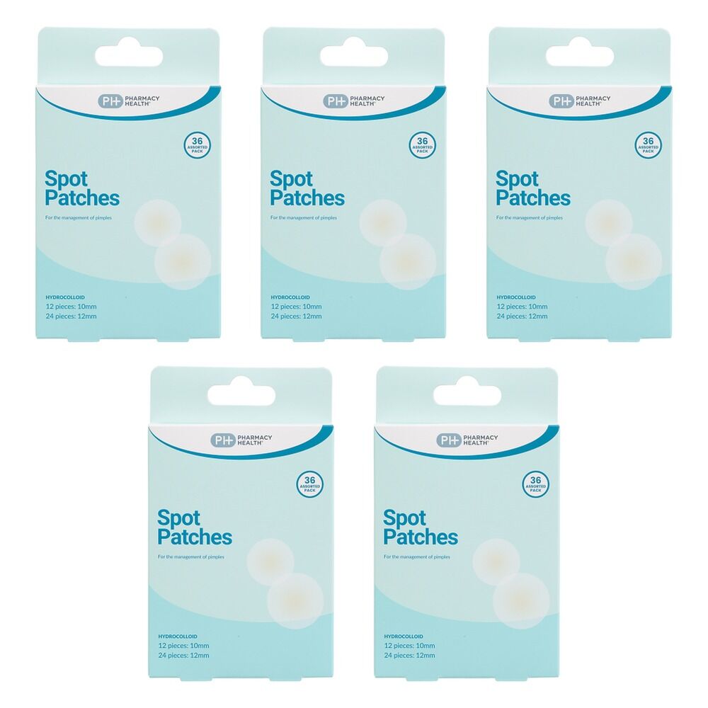 Pharmacy Health Spot Patches 36 Pack Bundle of 5