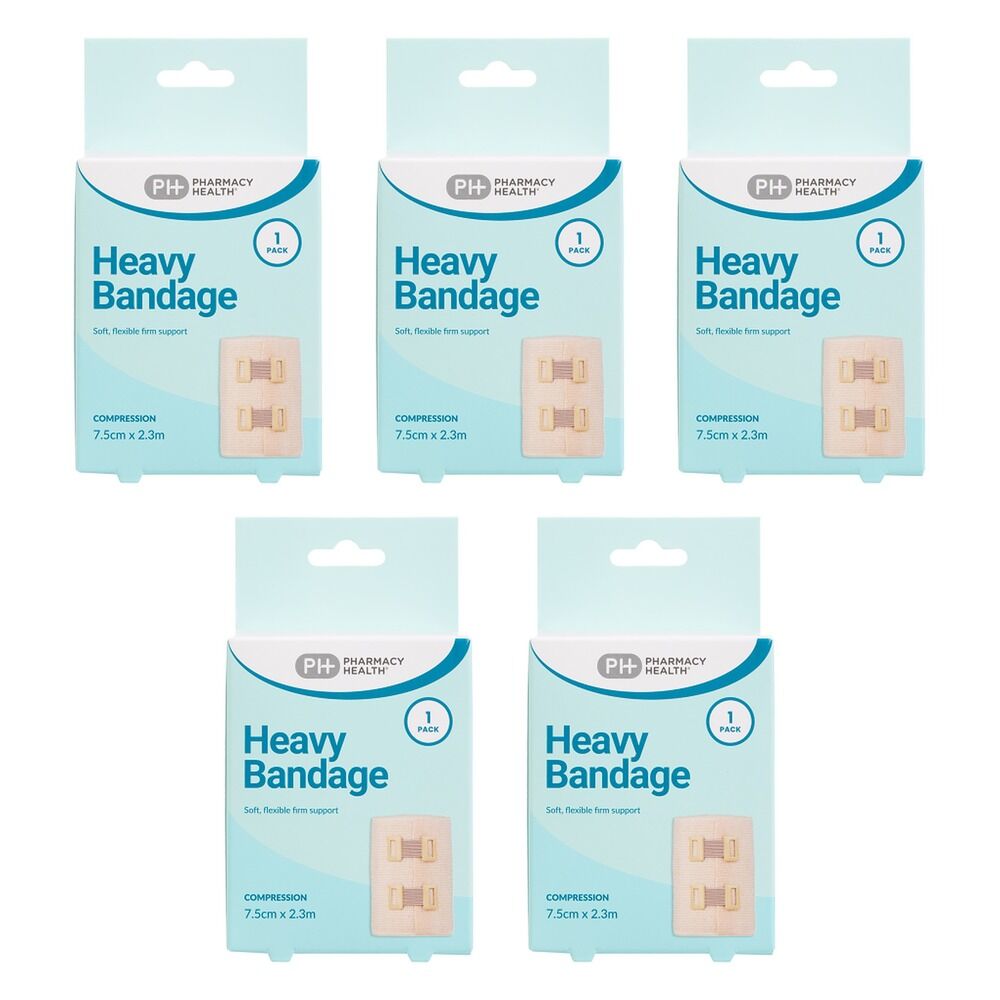 Pharmacy Health Crepe Bandage Pack of 5