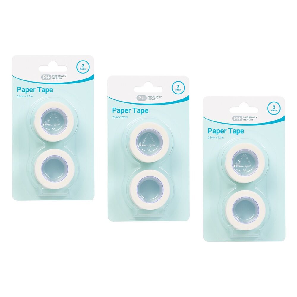 Pharmacy Health Paper Tape Pack of 3