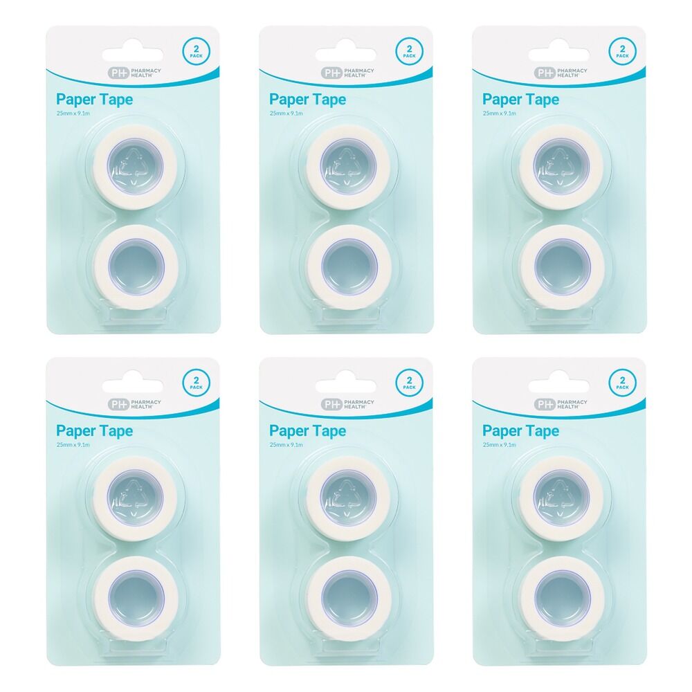Pharmacy Health Paper Tape Pack of 6