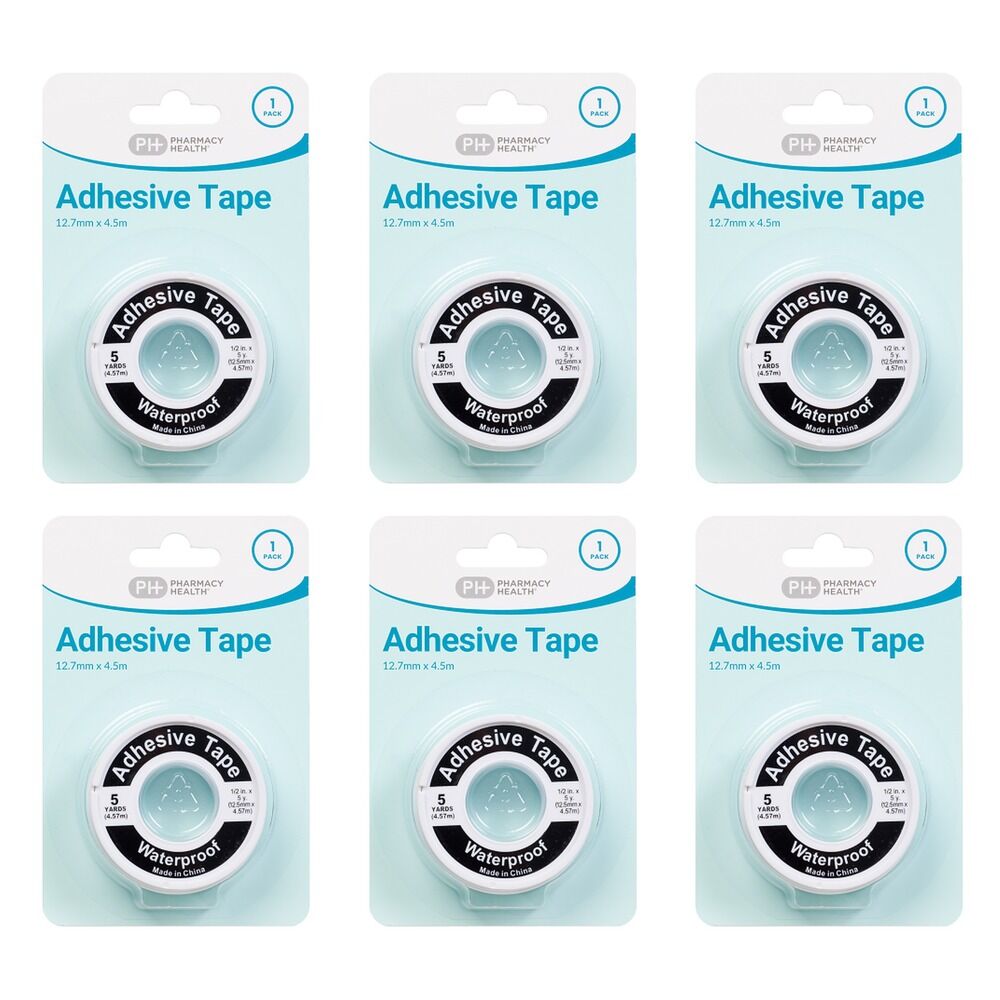 Pharmacy Health Adhesive Tape Pack of 6