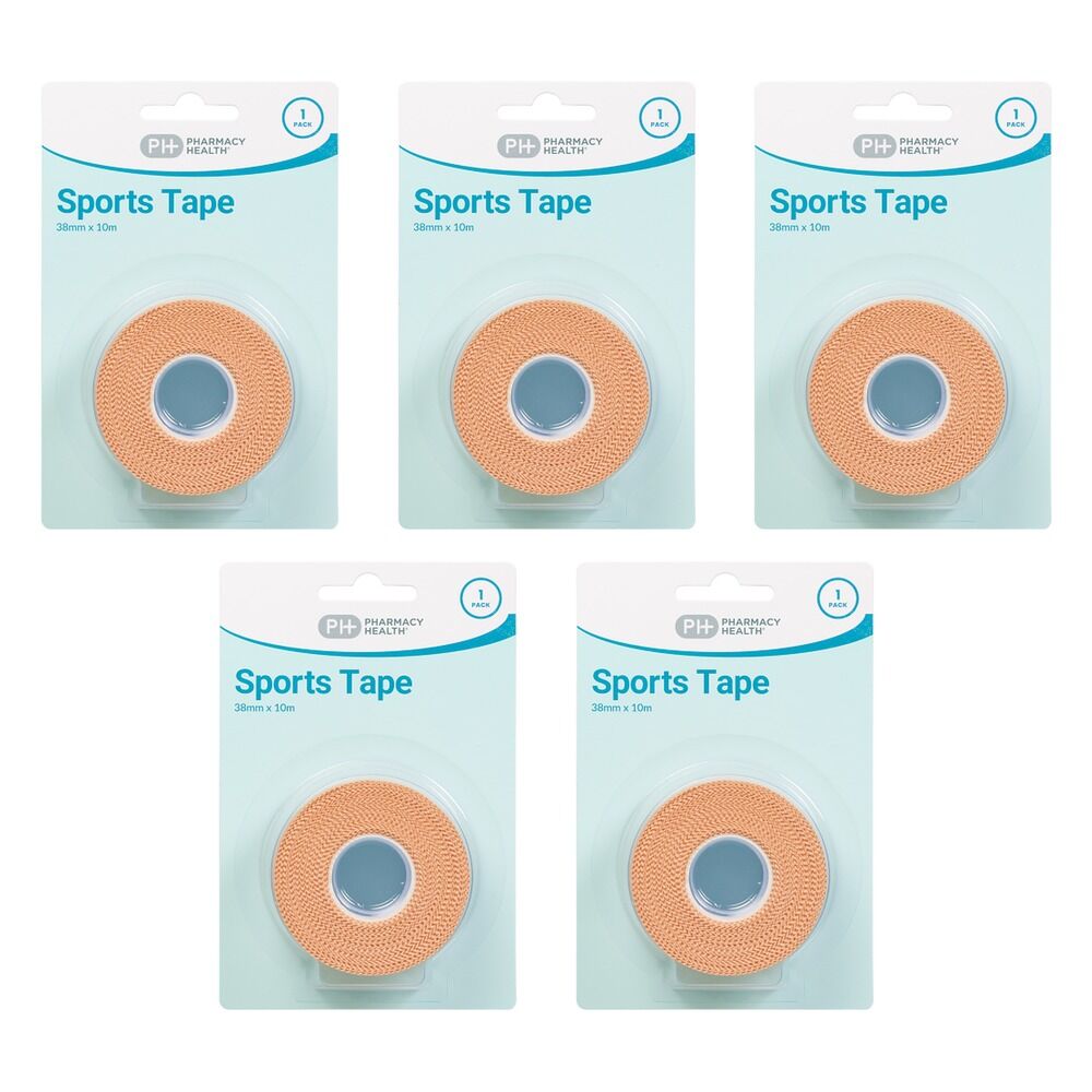 Pharmacy Health Sports Tape Beige Pack of 5